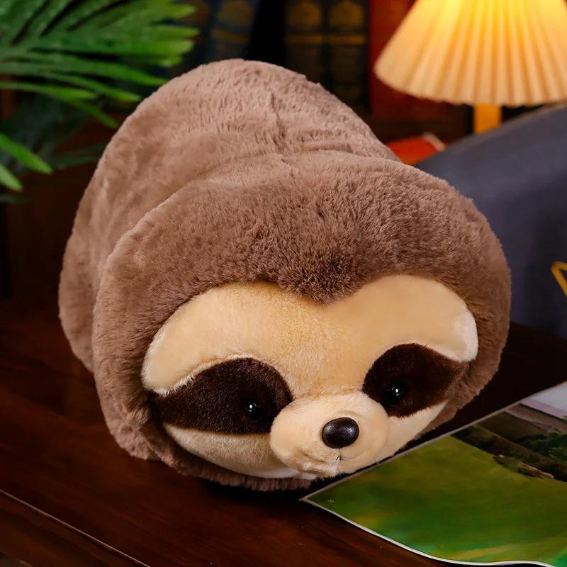 

30/40 см м який пором плюшевий дитячий лінивець іграшка фарширована згорнутий бобі панда лінивець саламандра кішка свиня собака милі заспокоїти лялька 30cm