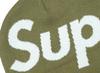 Supreme Big Logo Beanie Tan (24FW)