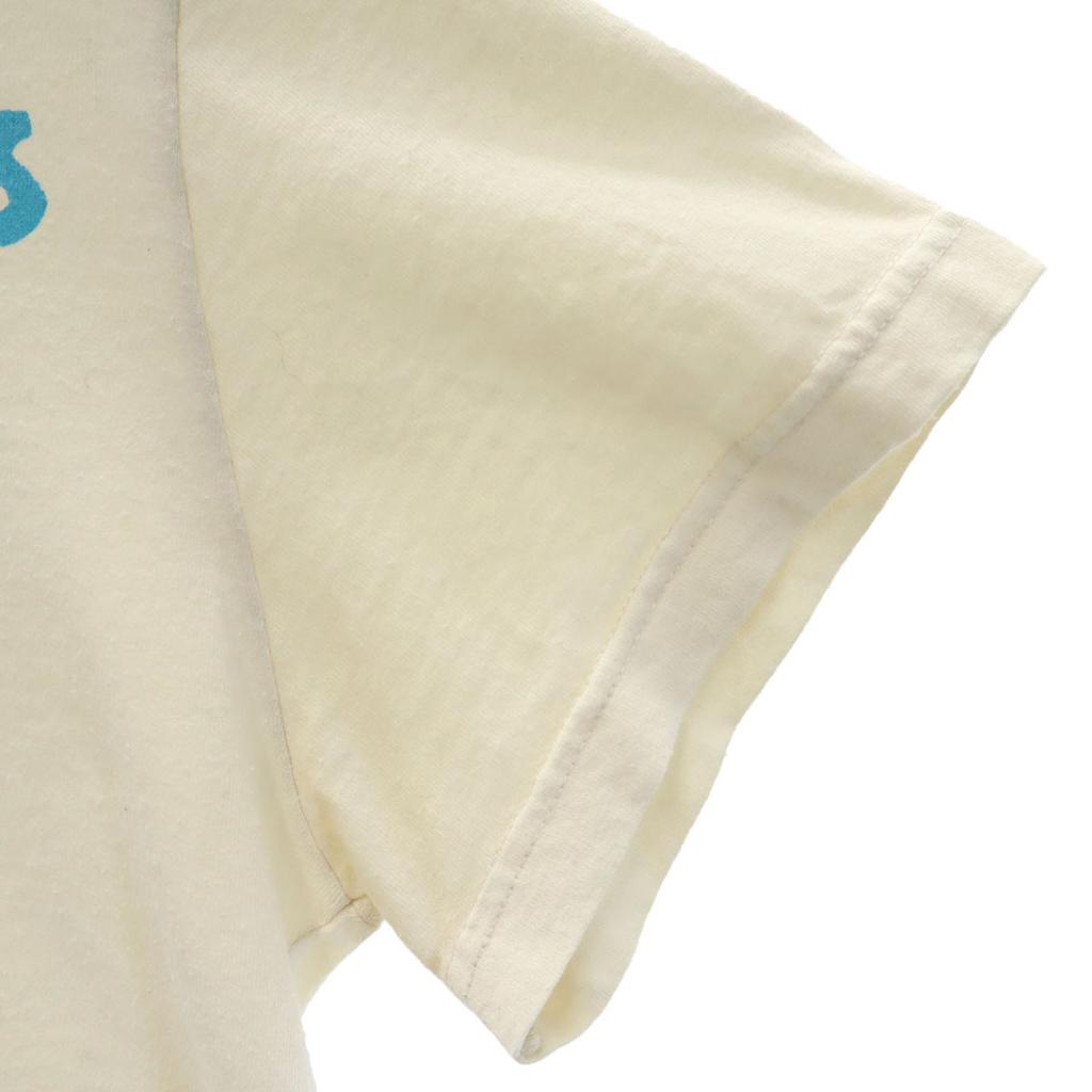 MARTIN MARGIELA 06SS AIDS T Kurzarm V-Ausschnitt T-Shirt S Elfenbein Damen Gebraucht