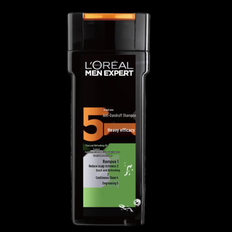 Șampon L'Oréal Men Expert Cărbune Anti-Mătreață Fresh (2x400ml)