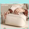 Luxury Travel Makeup Bag With Multiple Compartments For Cosmetics And Toiletries