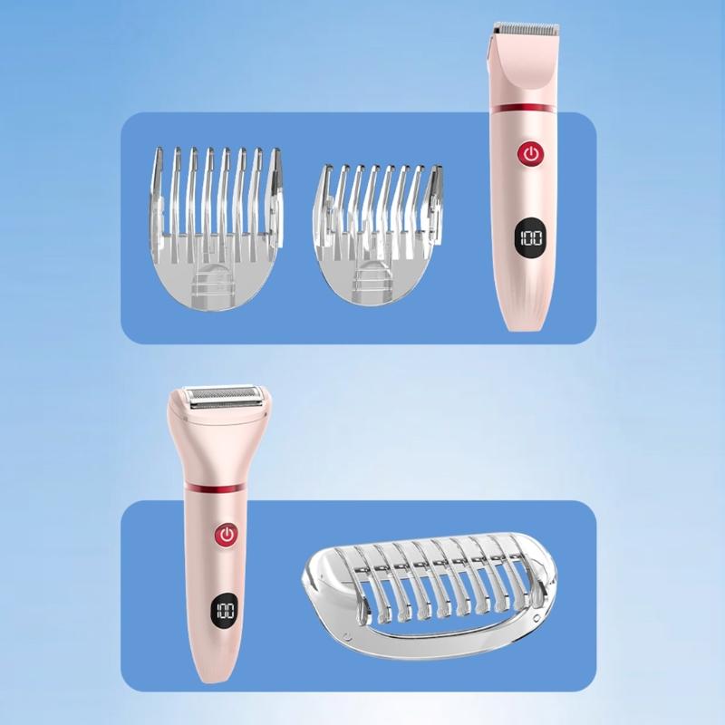 Electric Face Hair Removers Hair Removal Device Face Trimming Tool Washable Device with Digital Screen for Easy Use