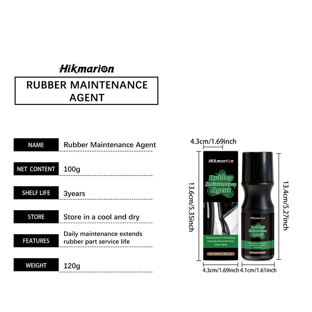 Car rubber strip maintenance agent Daily convenient care agent for car door, window and trunk rubber strips