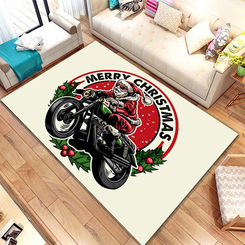 Covor de zonă din poliester imprimat HD de Crăciun Covor de yoga Covor pentru living Sufragerie Dormitor Dormitor Home Decor Alfombra Dropshipping