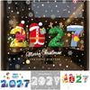 Electrostatic Window Static Clings 2027 Window Decorations Creative Glass Decals Festival Supplies