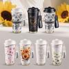 Lily of the Valley High-End Insulated Coffee Travel Mug