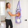 Mesh Ball Storage Bag with Hanging Design for Basketballs and Soccer Balls - Purple, Holds Multiple Sports Balls