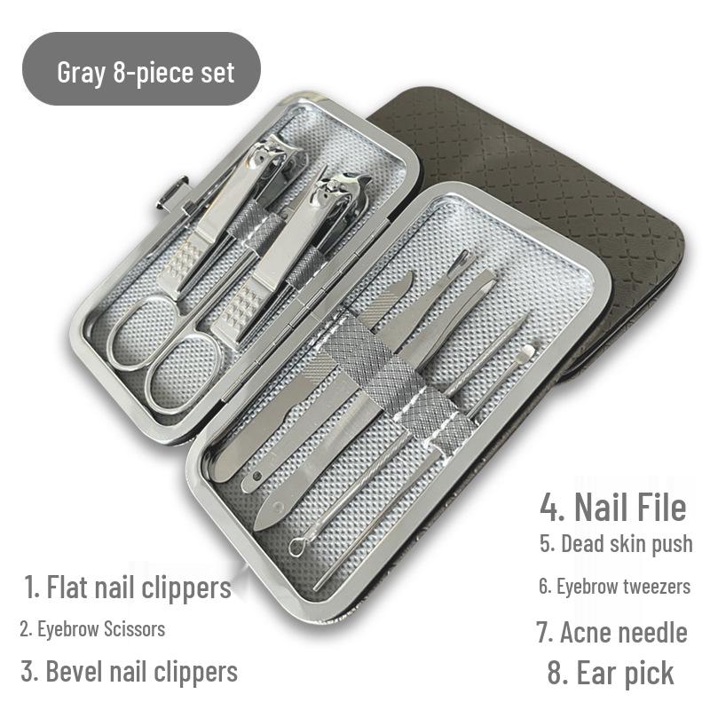 High-Quality Household Nail Clipper Set: 4-Piece Nail Clippers and Scissors