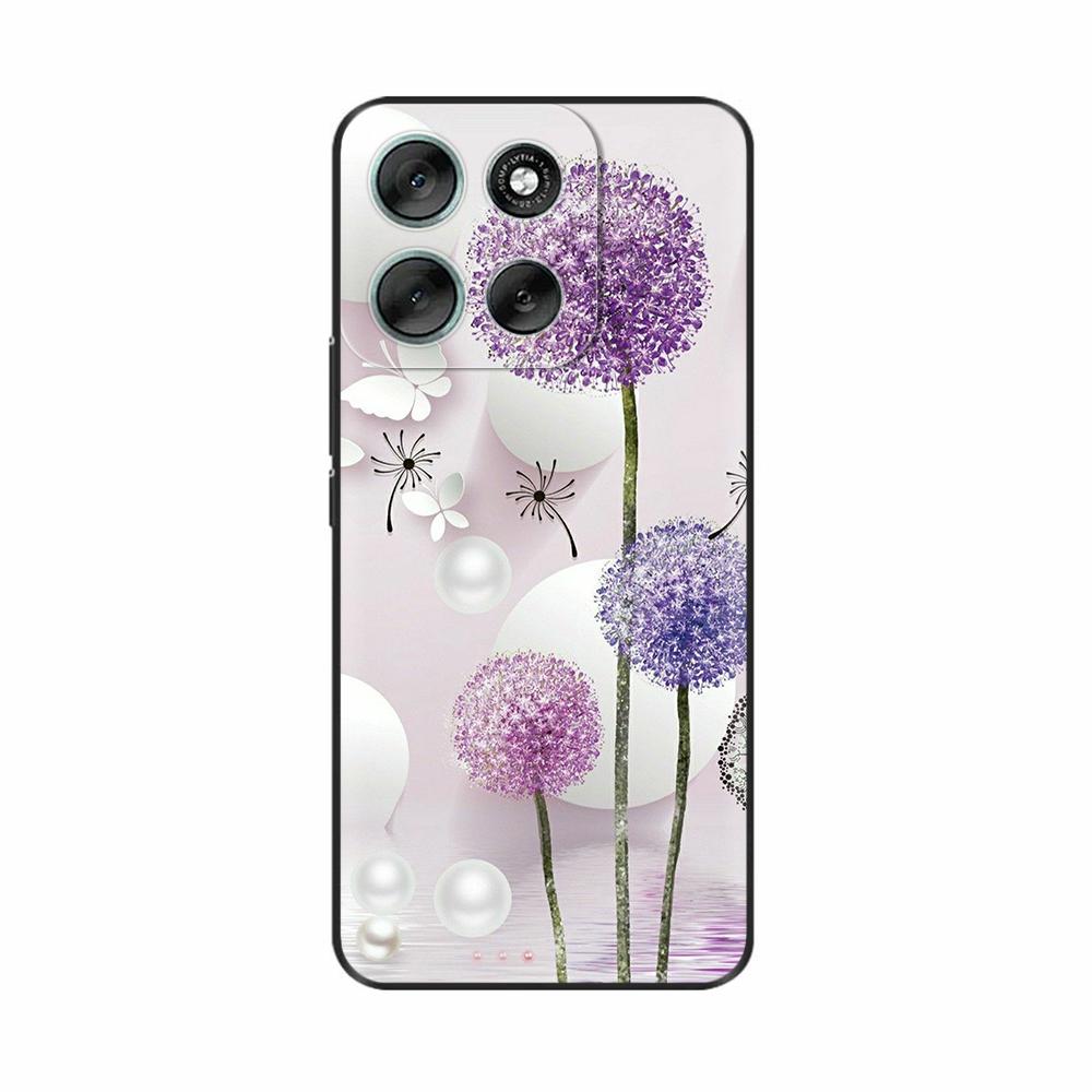 Case For Motorola G86 Case Color Painted Soft Liquid Silicone Camera Protection Phone Cover For Moto G86 XT2527-2 G 86 Fundas