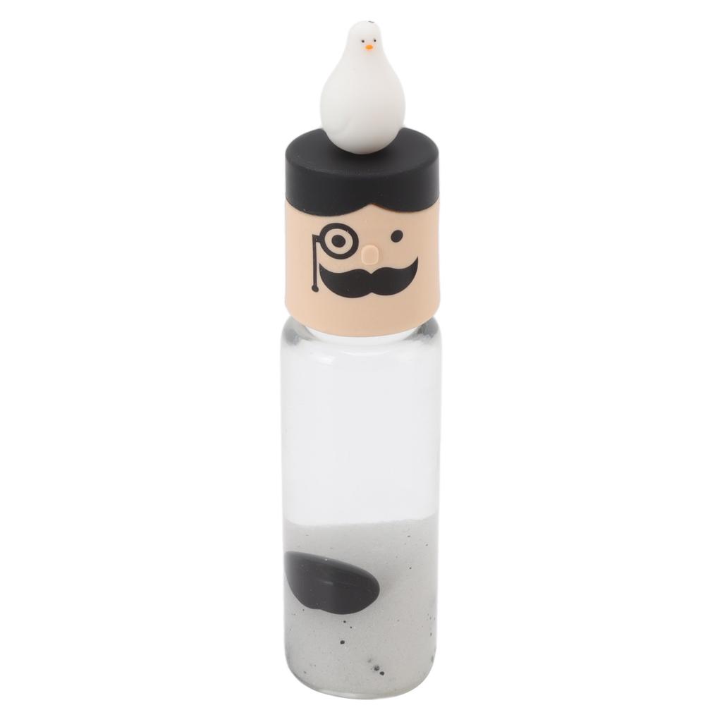Ferrofluid Display Toy Magnetic Liquid Stress Relief Educational Cylindrical Ferrofluid Toy Black
