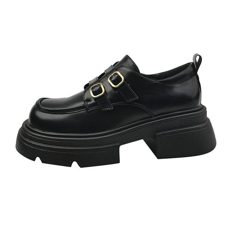 

Soft leather version~ British style small leather shoes women s 2025 spring Japanese jk single shoes comfortable and versatile platform loafers 35