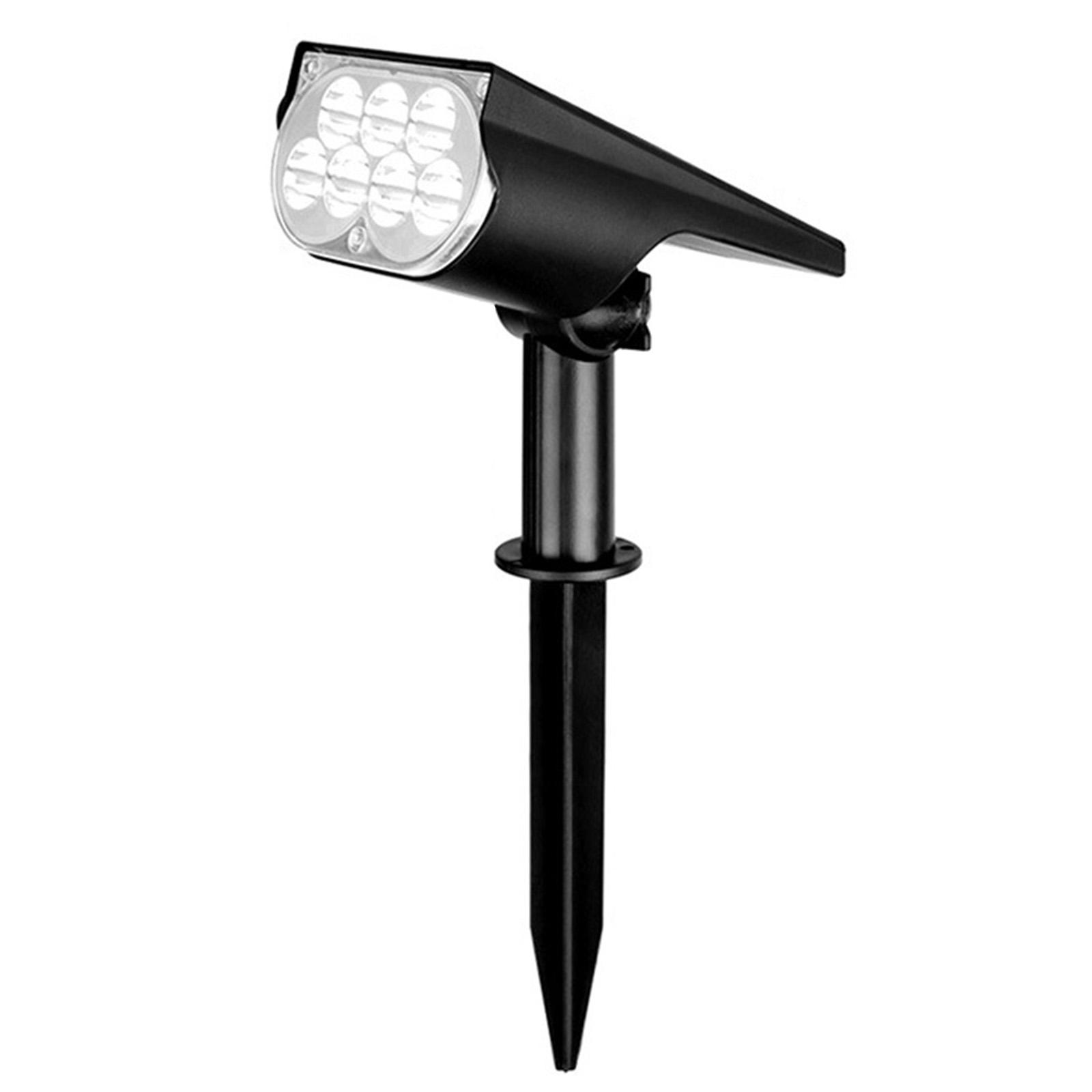 Solar Spot Lights Outdoor Waterproof Solar Lights Outdoor 7 LED Solar Landscape Lights for Yard Garden House Garage Pathway