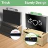 Black TV Base Legs for RTU5540 Models, Replacement Stand Feet with Mounting Screws for Living Area or Bedroom Indoor Placement Use