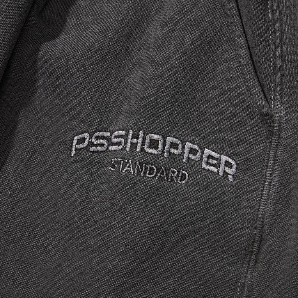 PSSHOPPER Original Pigment Washed Shorts [Dark Gray]