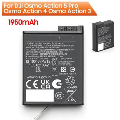 Batería de Repuesto Para DJI Osmo Action 6 Action 5 Pro Osmo Action 4 Osmo Action 3 DJI Osmo 360 Batería Recargable 1950mAh