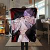 1 Stück Kpop Dämonenjäger Druck Flanelldecke, Hohe Qualität für alle Jahreszeiten, Heimdekoration, Wärme und Komfort, Perfekt für Weihnachtsgeschenke