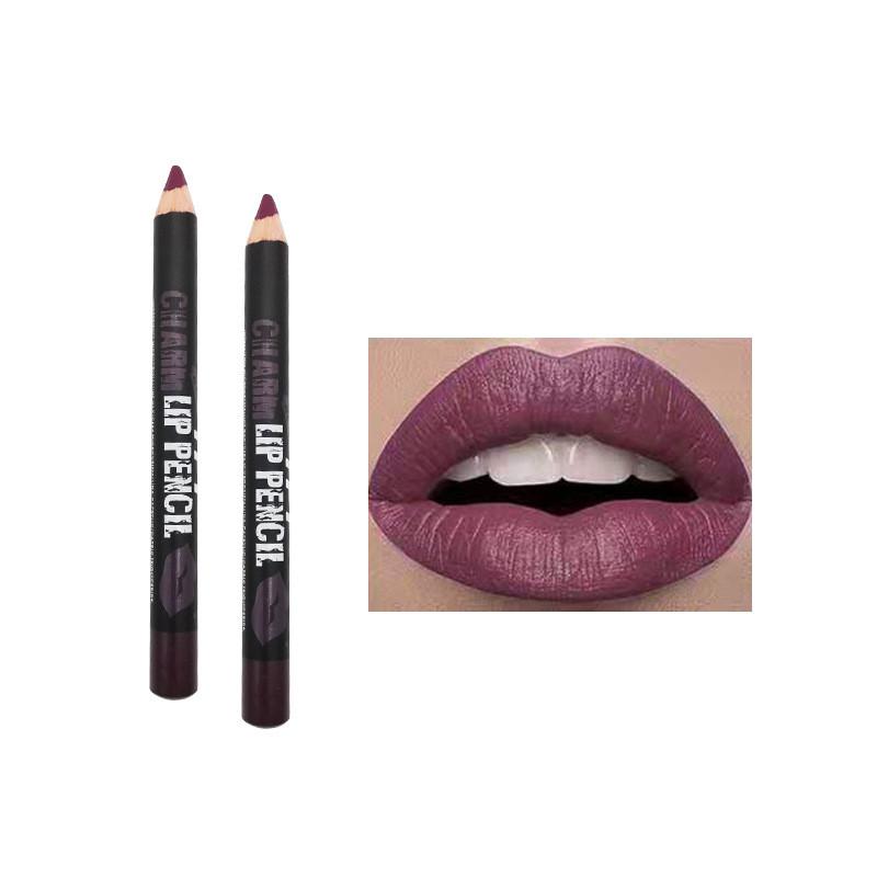 Crayon à lèvres en bois 39 couleurs, crayon à lèvres imperméable et charmant pour femme, outil cosmétique longue durée, crayon doux