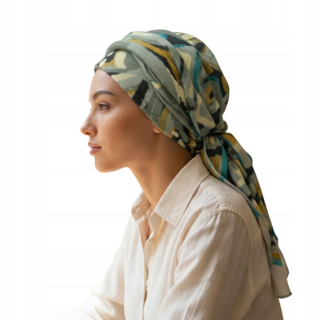 Turbante da Donna Benay Wek-524 Sciarpa Elegante da Legare Anche Dopo la Chemioterapia