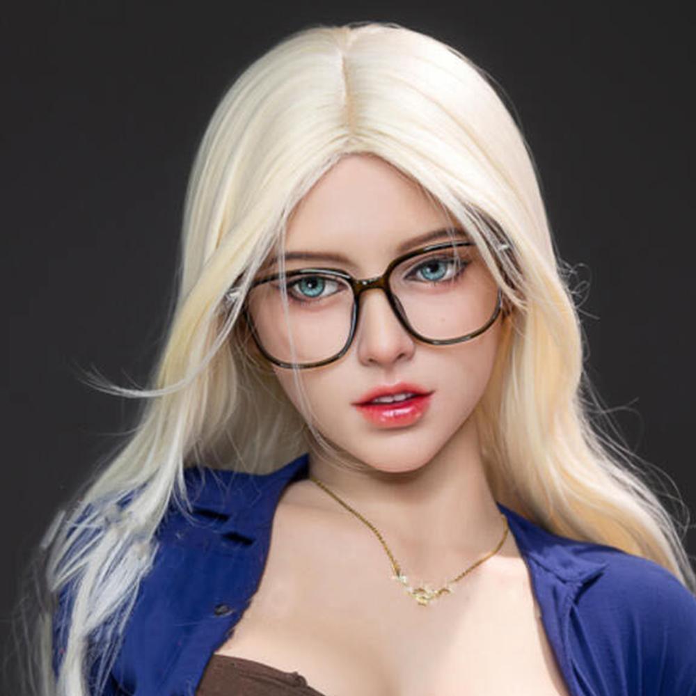 Replaceable TPE Head for Sex Dolls (Fits 130-180CM Bodies) - Upgrade Your Doll's Realism with a Wig-Compatible, Lifelike Head
