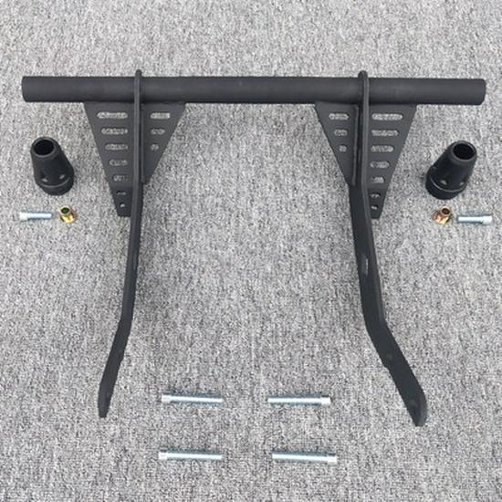Qianjiang Flash 350 Motorcycle Bumper Canvas Side Bag & Rear Rack