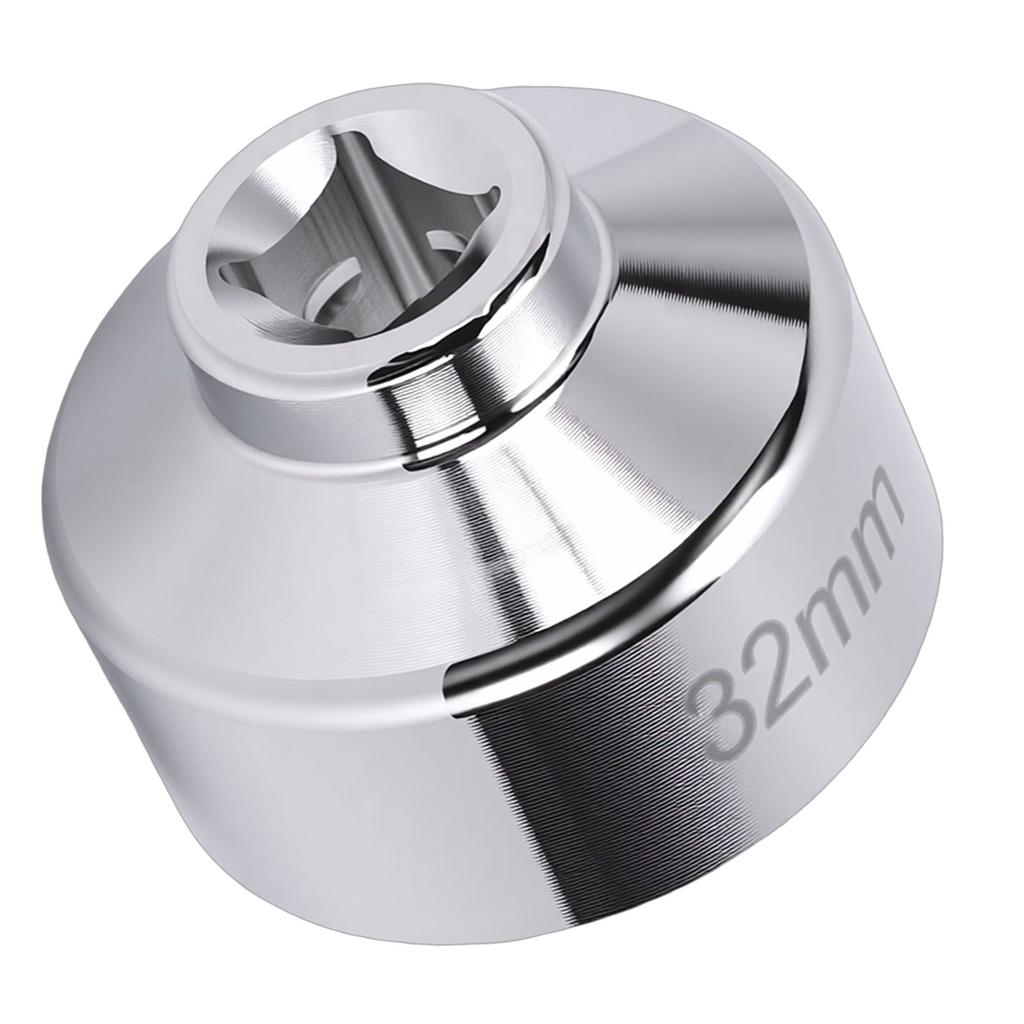 32mm Oil Filter Socket Wrench 3 8in Drive Chrome Vanadium Steel Hex 6 Point Oil Filter Removal Tool
