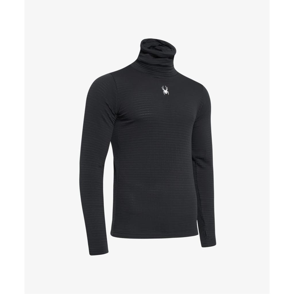 Spyder Men'S Active String Turtleneck Long Sleeve T-Shirt Sphwcnrl112Mblk