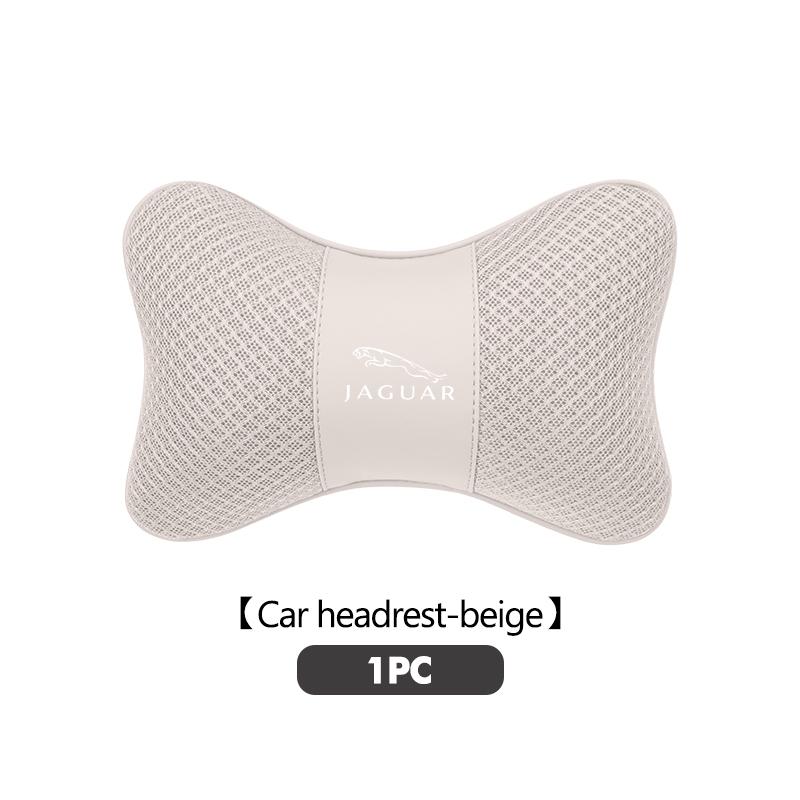 

For Jaguar Car Seat Cover Breathable Headrest Neck Pillow Support Protection Cushion XF XJ XE XK S-Type F-Type X-Type F-Pace