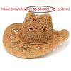 Fashion Hollow Out Bohemian Straw Hat Wide Brim Vintage Style Beach Hat Shell Decoration Foldable Sun Cowboy Hat Party