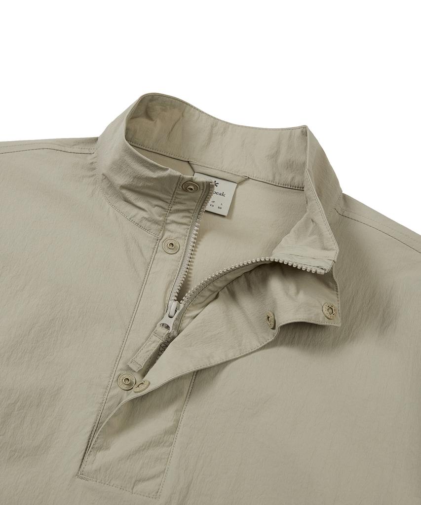 Snowpeak Apparel Root Stand Neck Anorak Beige (S24Mmran60)
