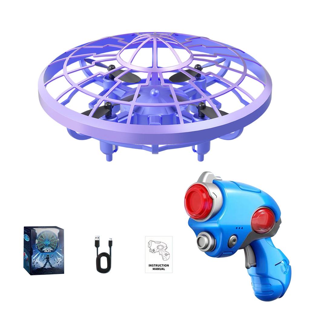 Hand Drone For AND Blaster Electronic Shooting Game For Kids And Adults, LED Toy With Easy And Drop Mode Button