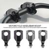 2PCS 28mm CNC Aluminum Universal Motorcycle HandleBar Fat Bar Mount Clamps Risers Lifter Dirt Bike Motorcycle 1 1/8"