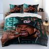 Hip Hop Art Rapper Legend Star Comforter Bedding Set,Duvet Cover Bed Set Quilt Cover Pillowcase,king Queen Size Bedding Set kids