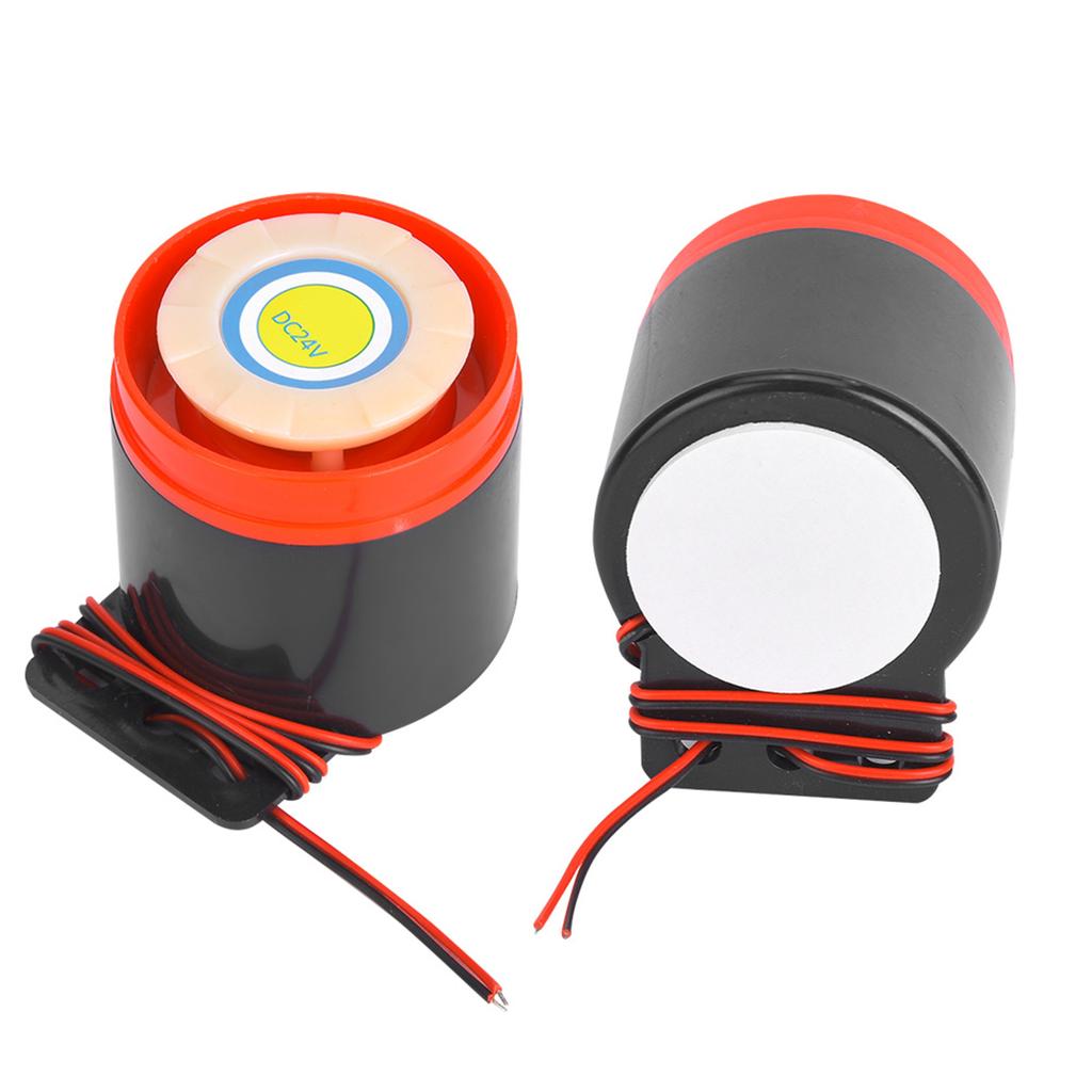 DC 24V 110dB Active Buzzer Alarm Beeper with Wire for DIY Electronics
