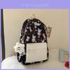 Cute Cartoon Kuromi Backpack Fashionable Lightweight Waterproof School Bag