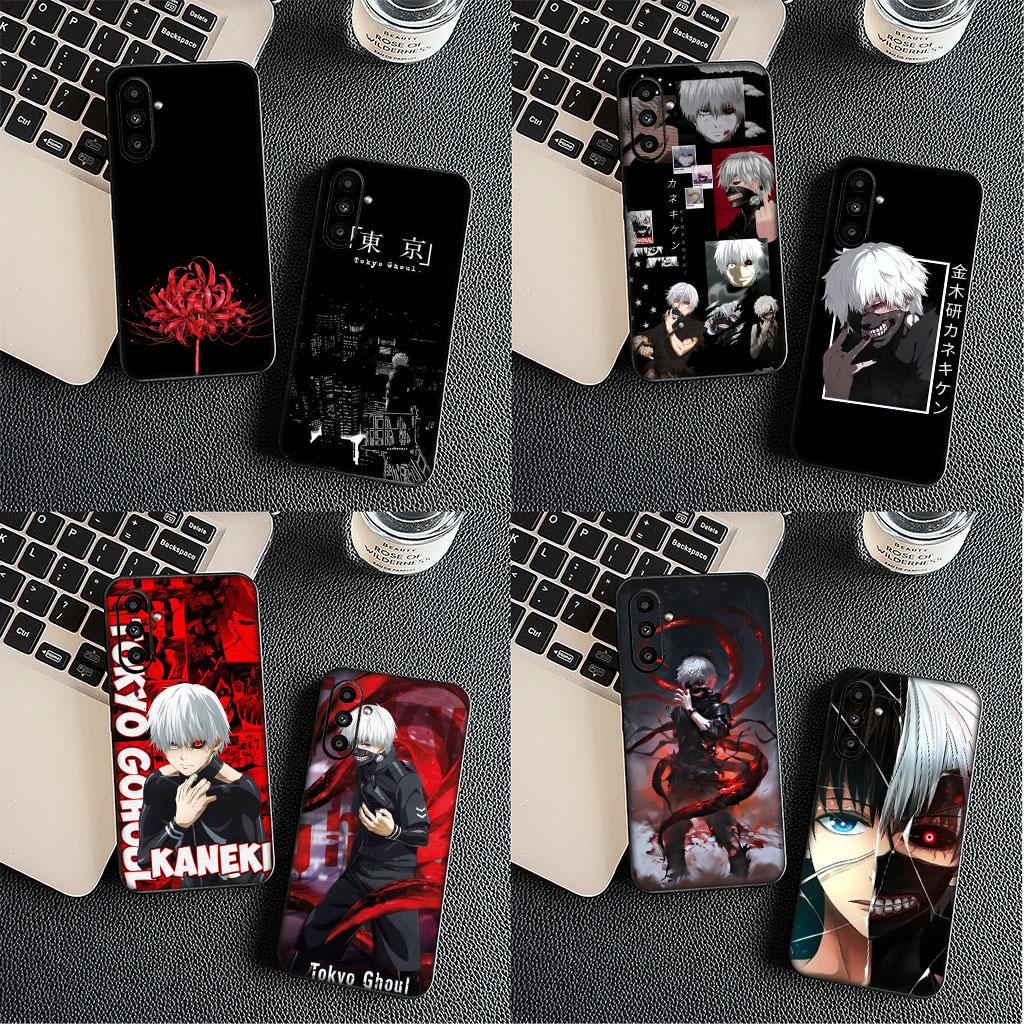 Tokyos Ken Kaneki Ghouls Casing Phone Cover for Samsung Galaxy S22 S21 S20 Fe Ultra S9 Plus + A13 A22 M21 M31 M55 M15 Case