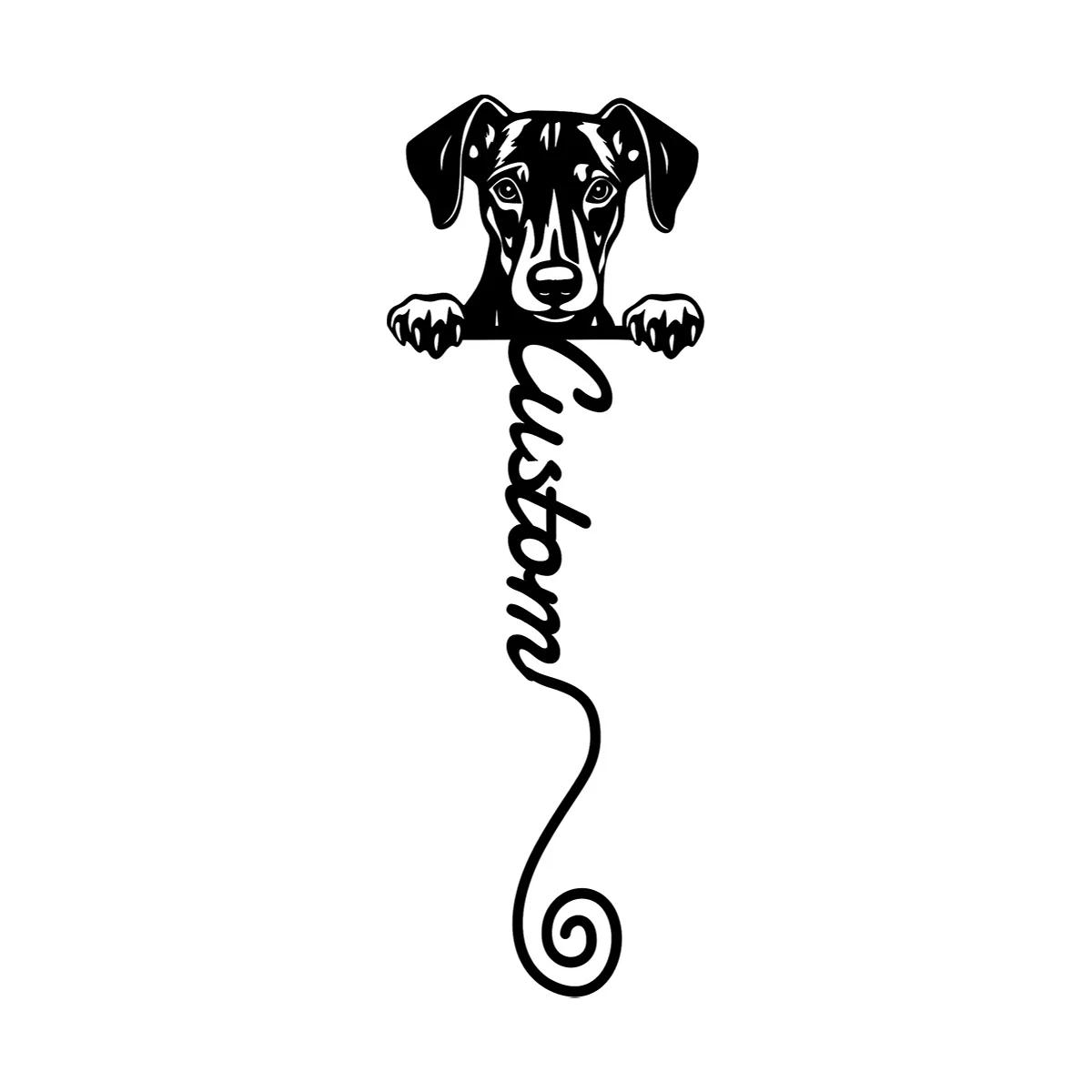 Metal Bookmark Set, German Pinscher Dog Lover Gift, Unique Page Marker for Teacher Bookworm