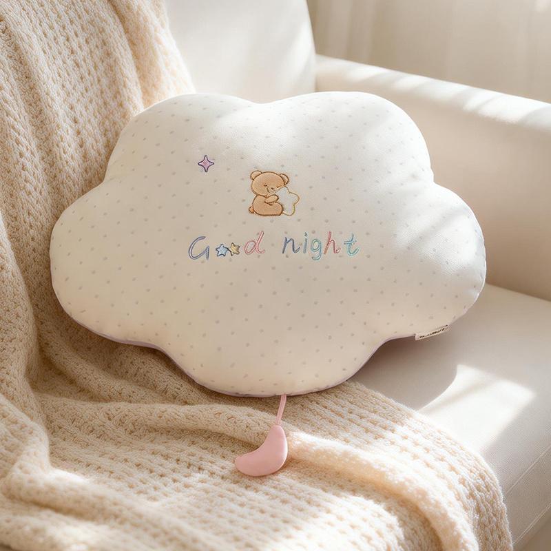 Good Night Throw Pillow Sky Cloud Star Moon For Sleeping Sofa Cushion Soft Plush Pillows Home Room Decoration