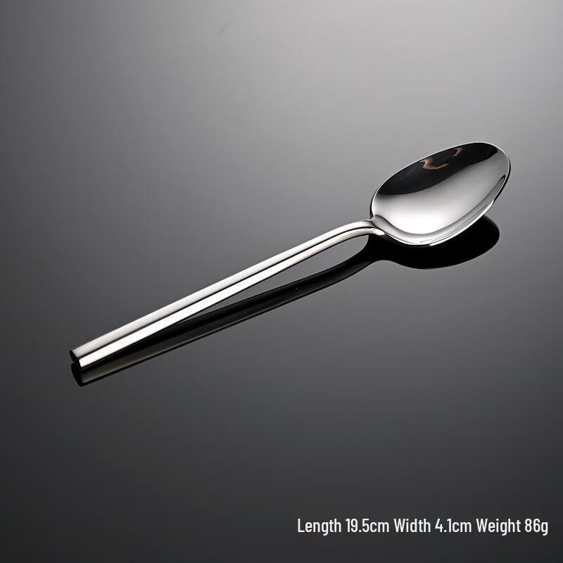 Qianxing Hexagonal Handle Stainless Steel Dinner Spoon Set