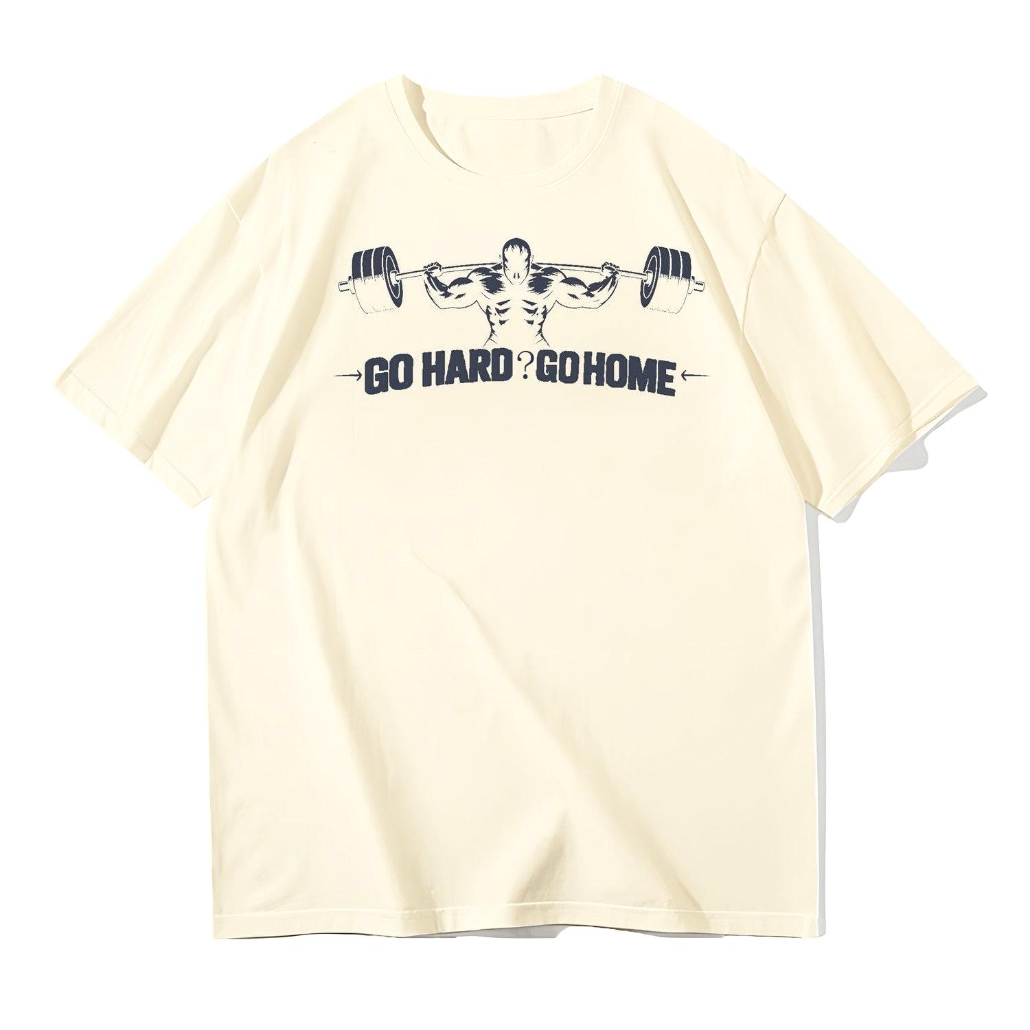 

2025 Autumn and Winter Couple Sports Style Pure Cotton T-shirt Muscle Men s Printing Simple and Trend Men s and Women s T-shirt S