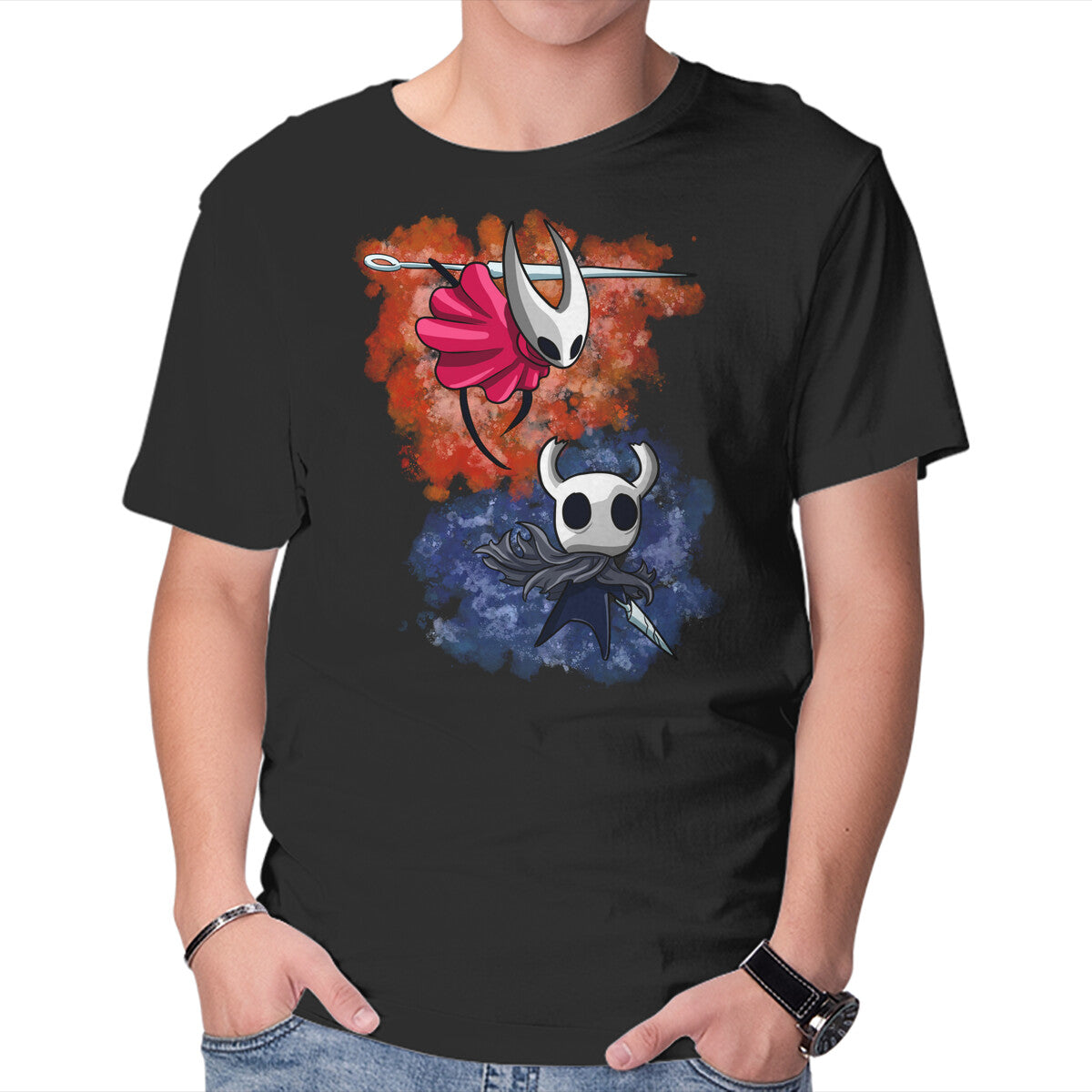 Unisex Crew Neck T-Shirt Friend Or Enemy Graphic Short Sleeve Casual Tee XXL