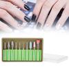 10pcs Electric Nail Drill Bits Kit Manicure Pedicure Nail Polishing Machine Spare Parts Accessory