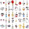 Cobre Fofo Cachorrinho Contas Menino Menina Pingente Cão Charme Brincos Anel Colar Encaixe Pulseira Original Womendiy Joias Moda Presente