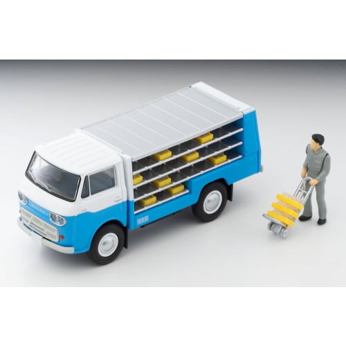 TOMYTEC Tomica Limited Vintage LV-210a Mazda E2000 Bottle Car (White/Light Blue) - Finished Product