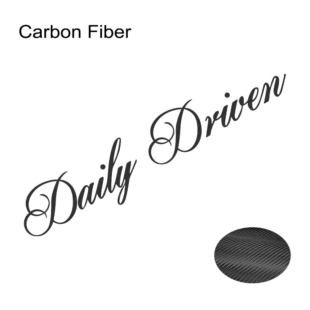 Daily Driven Car Windshield Banner Graphics Sticker Racing Stripes Vinyl Decal Car Truck Body Window DIY Decoration Accessories