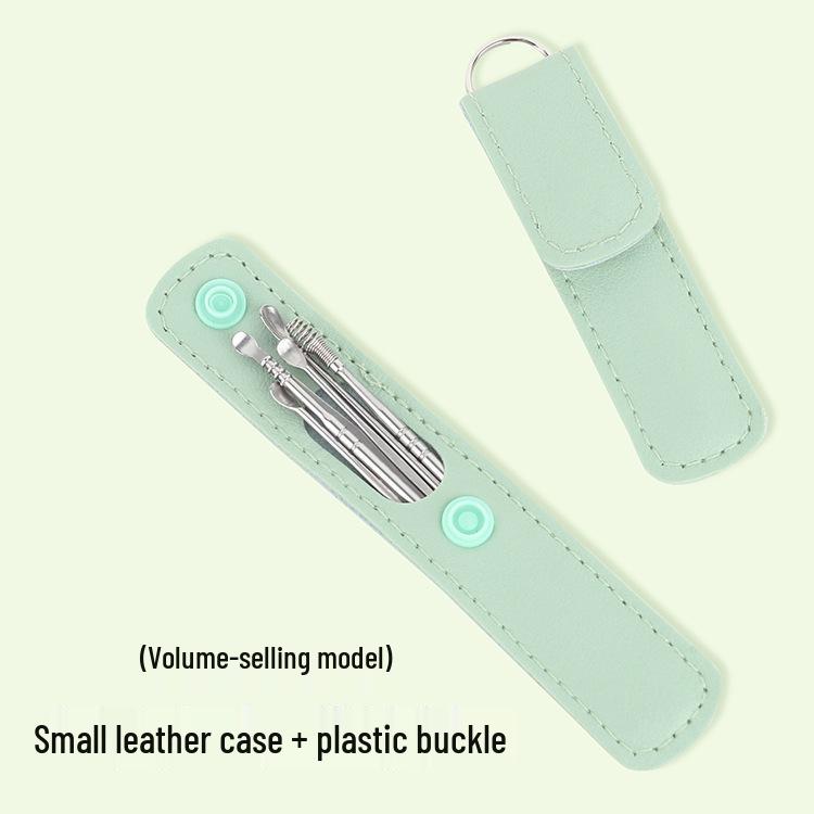 

Stainless Steel Ear Pick 6-Piece Set for Adult Earwax Removal and Cleaning.