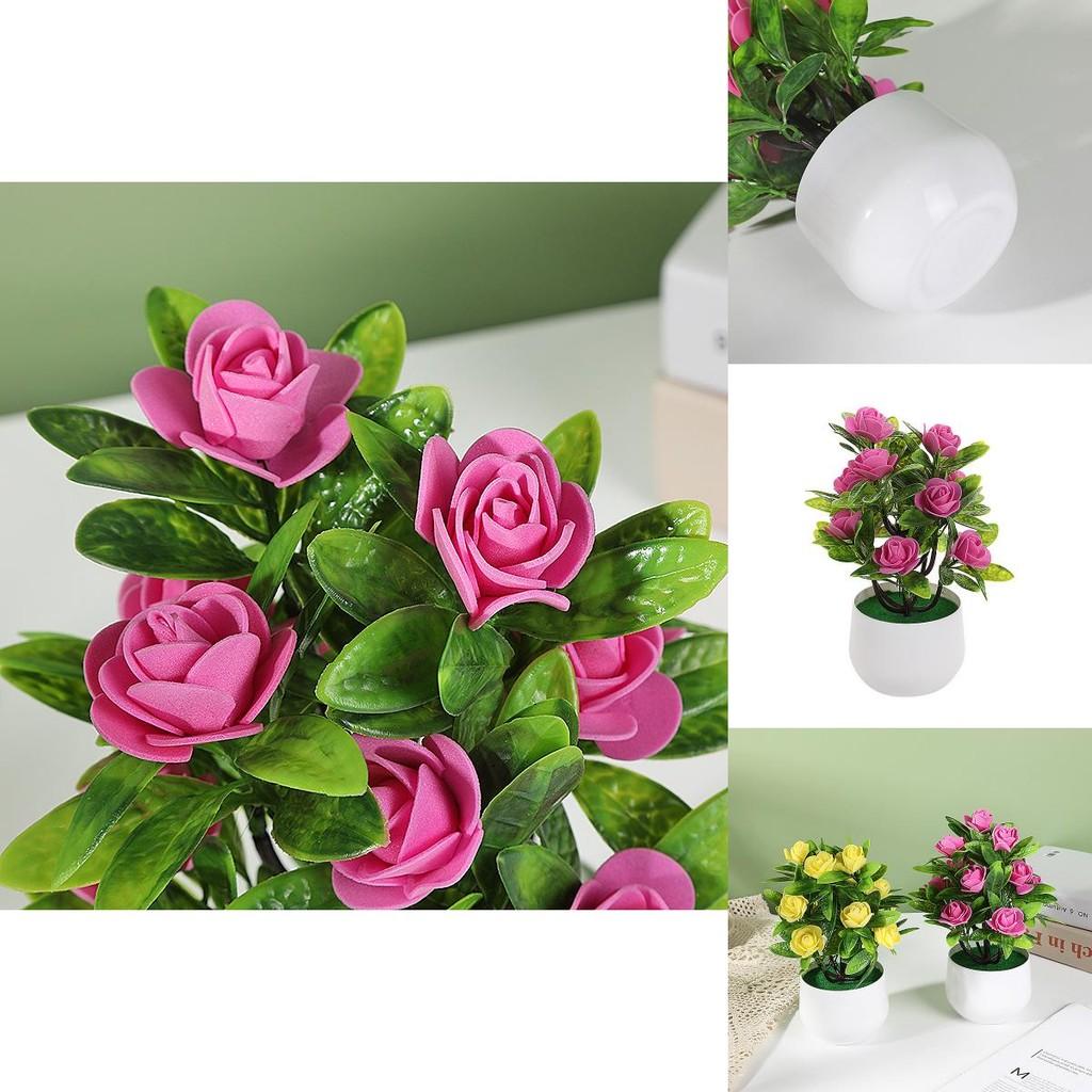 Synthetic Rose Blossom Display Artificial Floral Decor For Party And Home Decoration