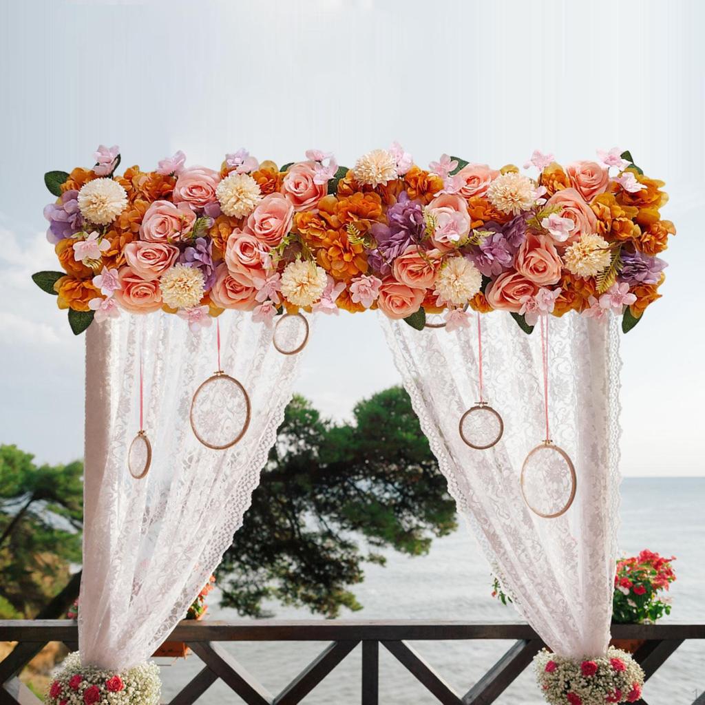 Arch Flower Panel Background DIY Multipurpose Floral Arrangement for Wedding Home