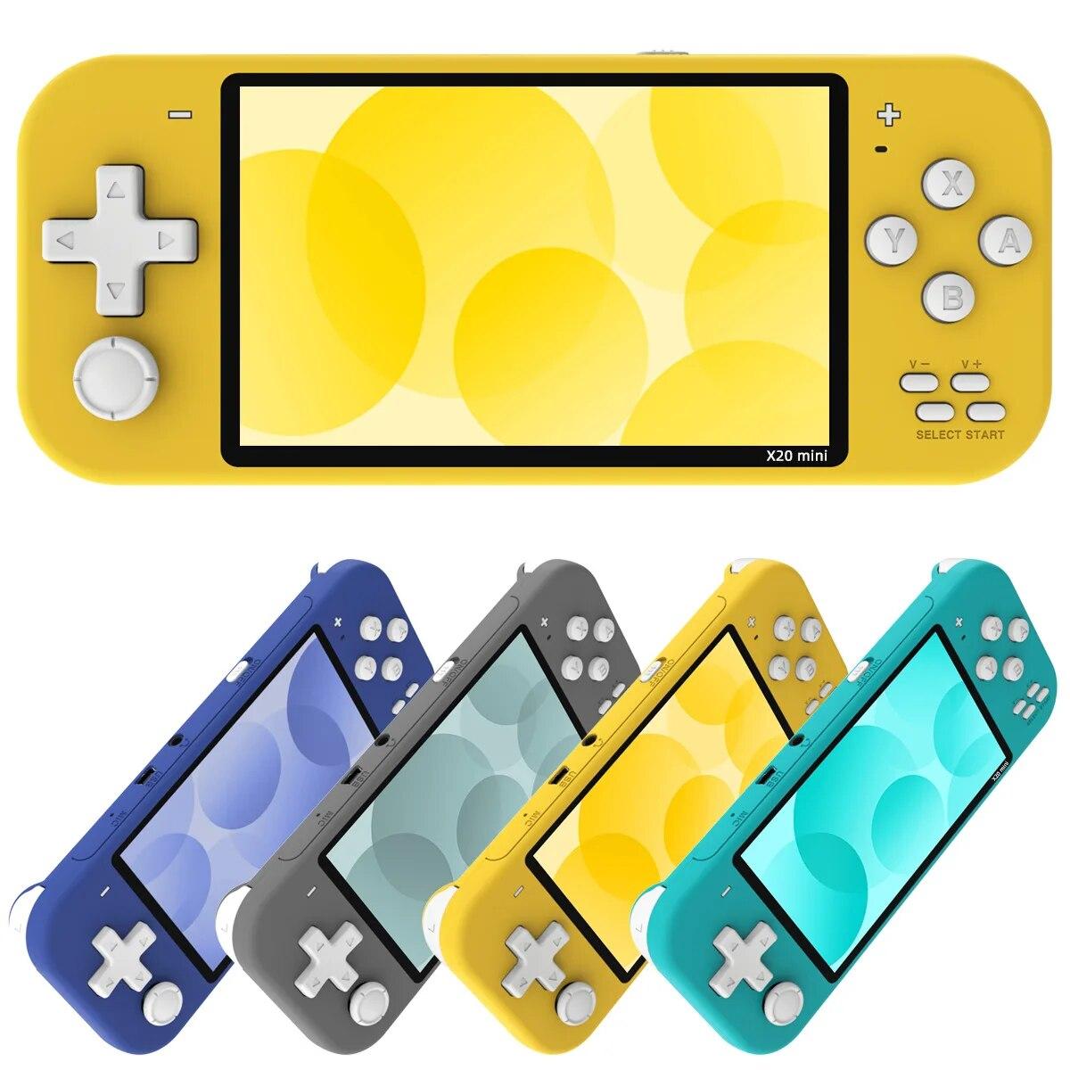 

X20 Mini Retro Handheld Game Console Аркадная игра с 2000 играми 4,3-дюймовый экран для детской игры