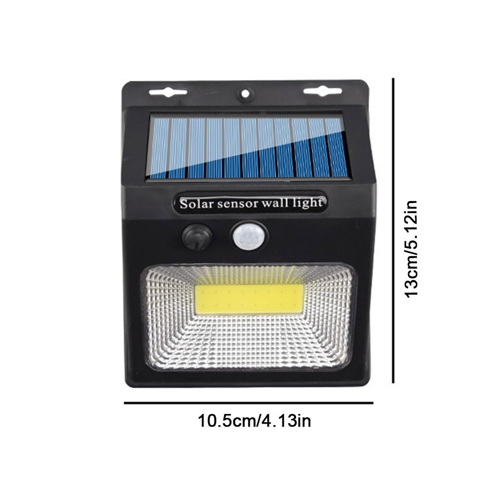 Solar Powered Outdoor Solar Lamp LED COB LED Wall Light Easy To Install Solar Garden Light  Garden