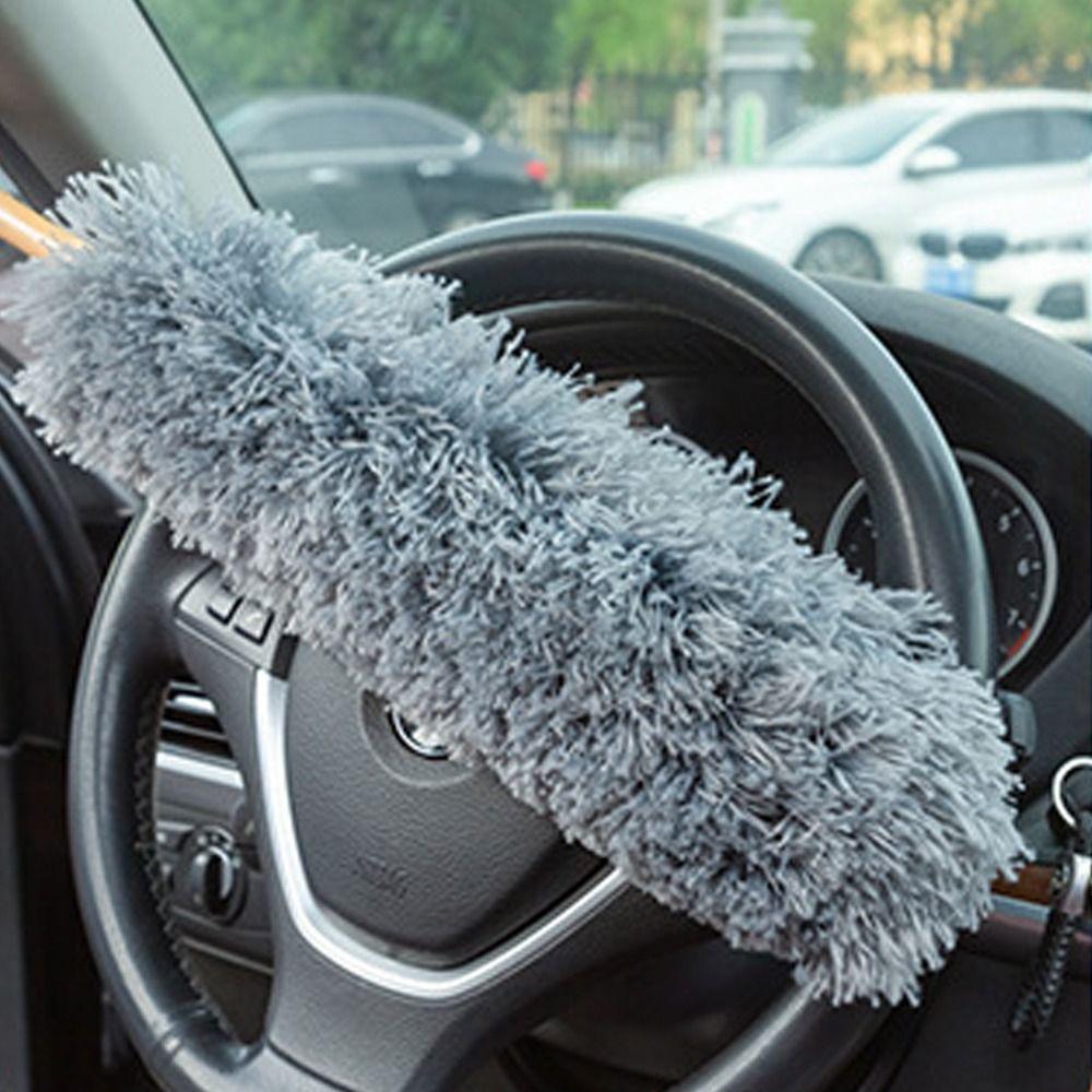 Anti Static Dust Brush Wooden Handle Microfiber Duster Cleaning Tools Dust Cleaner  Dust Removal